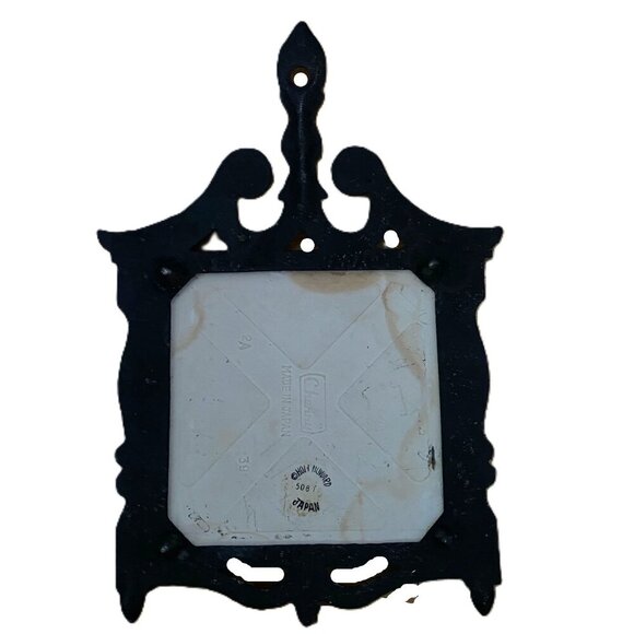 MCM Holt Howard Groovy 1970's Cat Tile Cast Iron Trivet, Wall Decor - Picture 5 of 10